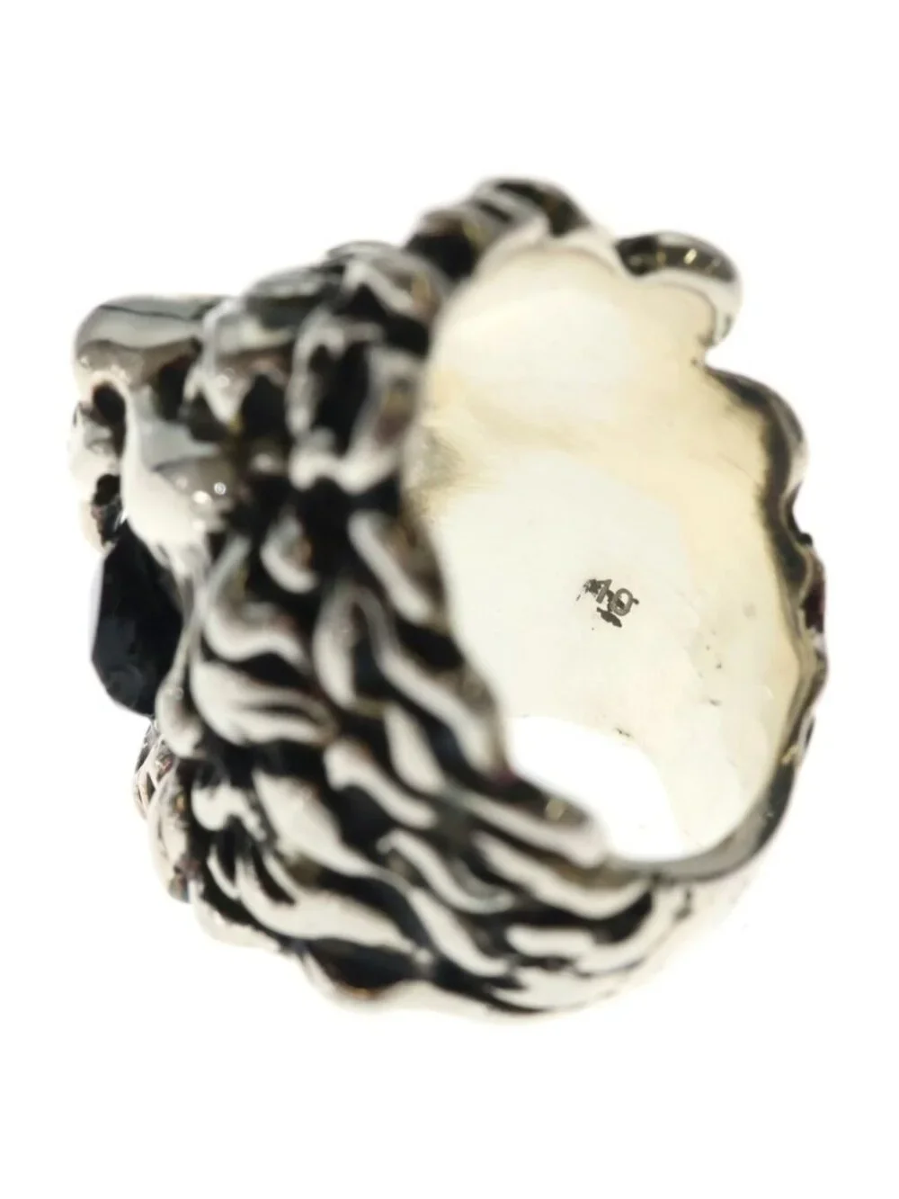 Gucci on Black Ring Silver